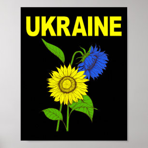 Oekraïense zonnebloemen traditioneel symbool van O Poster