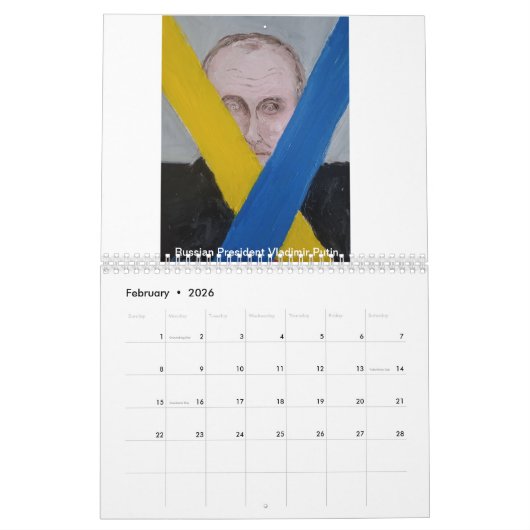 Oekraïne 2024 Kalender (Feb 2026)