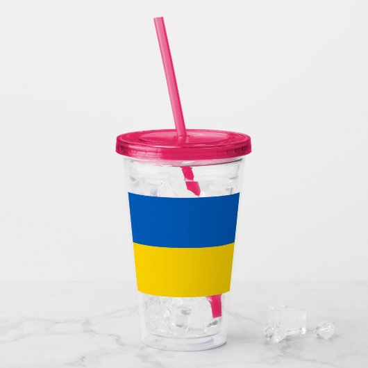 Oekraïne Acryl Drinkbeker (Voorkant ijs)