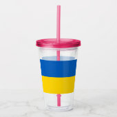 Oekraïne Acryl Drinkbeker (Voorkant)