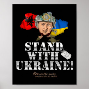 Oekraine Alnia Volodymyr Zelenskyy Sta met Oekraïn Poster