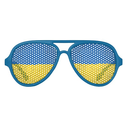 Oekraïne Aviator Zonnebril (Voorkant)