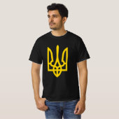 Oekraïne basis Drie-tand T-shirt (Voorkant volledig)