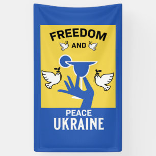 Oekraïne beëindigt oorlog en vrede spandoek