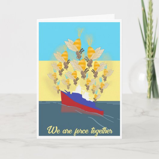 Oekraïne "blauw geel" kleurig (Voorkant)