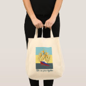 Oekraïne "blauw geel" kleurig tote bag (Voorkant (product))