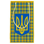 Oekraïne Blauw, Geel, Rood speldenpatroon, Tartan Klein Cadeauzakje (Voorkant)