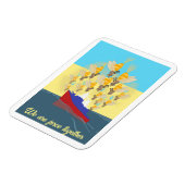 Oekraïne "blauw geel" vredeskleurig magneet (Linkerzijde)