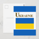OEKRAÏNE BRIEFKAART (Voorkant / Achterkant)