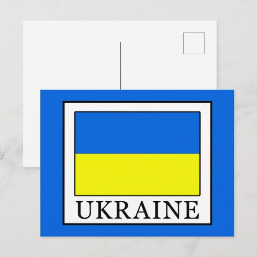 Oekraïne Briefkaart (Voorkant / Achterkant)