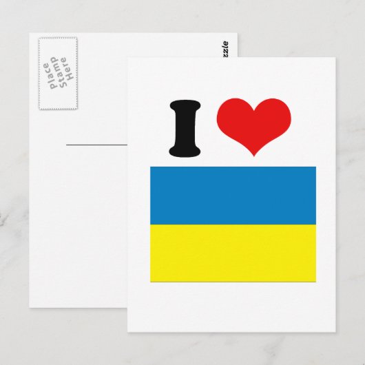 Oekraïne Briefkaart (Voorkant / Achterkant)
