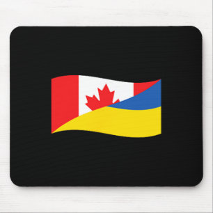 Oekraïne Canada Dubbele Vlag Eenheid Patriottisch  Muismat