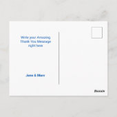 Oekraïne Dank U Kaarten Moderne Typo Postkaarten (Achterkant)