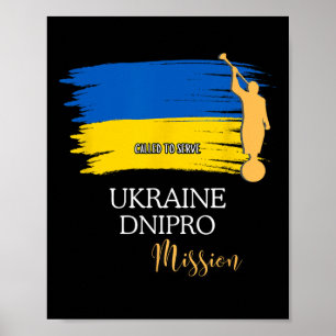Oekraïne Dnipro Mormoon Lds Missie Missionaris  Poster