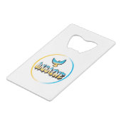 Oekraïne Dove.ai Creditkaart Flessenopener (Voorkant Gekanteld)