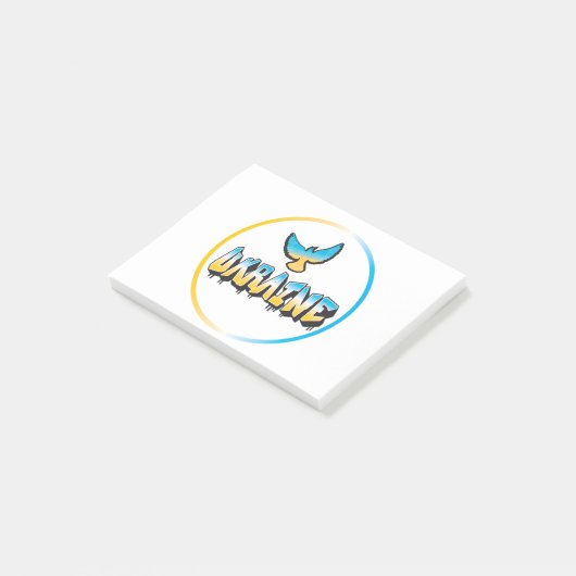 Oekraïne Dove.ai Post-it® Notes (Schuin)