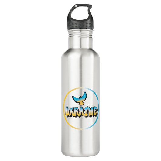Oekraïne Dove.ai Waterfles (Voorkant)