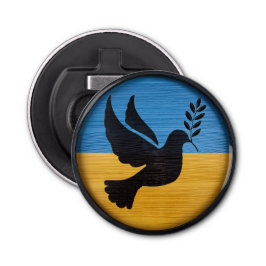 Oekraïne Dove of Peace Button Flesopener