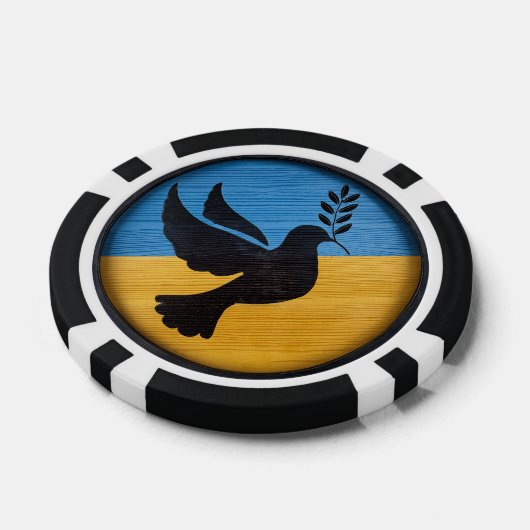 Oekraïne Dove of Peace Poker Chips (Enkel)