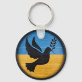 Oekraïne Dove of Peace Sleutelhanger (Voorkant)