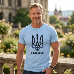 OEKRAÏNE. Driehoek. Oekraïens Wapen T-Shirt