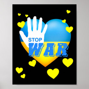 Oekraïne Drietand Oekraïense Vlag Oekraïense Vlag Poster