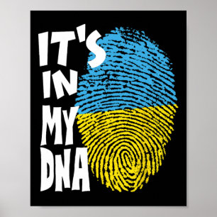 Oekraïne Drietand Oekraïense Vlag Oekraïense Vlag Poster