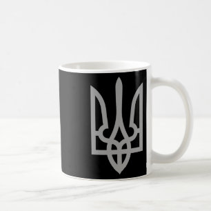 Oekraïne Drietand Tryzub Symbool Wapen Oekraïens L Koffiemok
