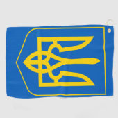 Oekraïne Drietand Wapen Golf Handdoek (Horizontaal)