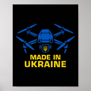 Oekraïne Drone Patriottische Oekraïense Fpv Liefhe Poster