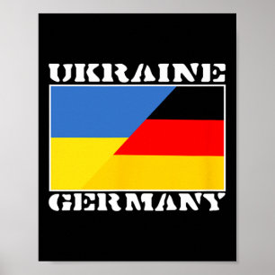 Oekraïne Duitsland Poster