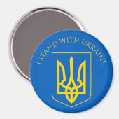 oekraïne embleemknop magneet (Voorkant / Achterkant)
