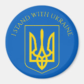 oekraïne embleemknop magneet (Voorkant)