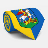 Oekraïne en Kiev wapenschild, Knight Herb/У к р ї  Stropdas (Opgerold)