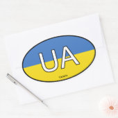 Oekraïne Euro Sticker (Envelop)