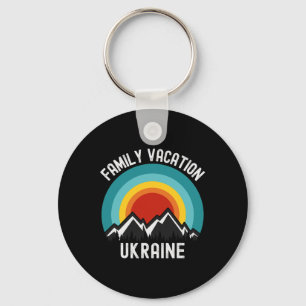 Oekraïne Familie Vakantie Matching Outfit Sleutelhanger