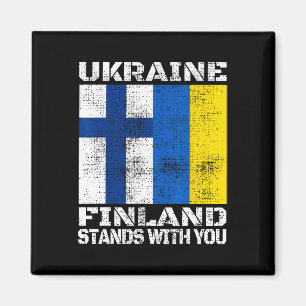Oekraïne Finland Staat Met Jou Finse Steun Magneet