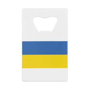 OEKRAÏNE-FLAG CREDITKAART FLESSENOPENER