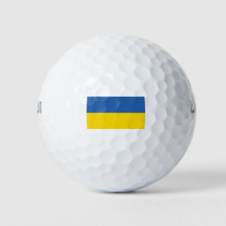 OEKRAÏNE-FLAG GOLFBALLEN