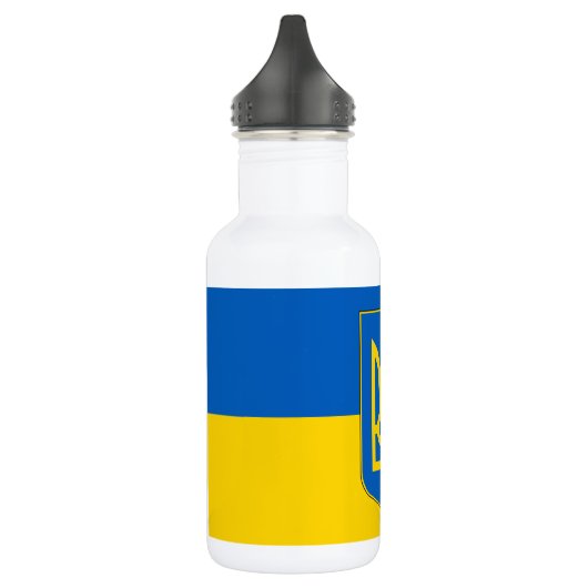 Oekraïne Flag Liberty Bottle Waterfles (Links)