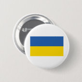 OEKRAÏNE-FLAG RONDE BUTTON 5,7 CM (Voorkant /achterkant)