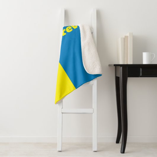 Oekraïne Forever Sherpa Blanket Sherpa Deken (In situ)