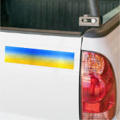 Oekraïne geel blauw geometrisch mesh patroon bumpersticker (Op Truck)
