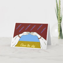 Oekraïne: "gele en blauwe" vredeslucht