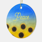 Oekraïne geometrische maaswijdtemeters Zonnebloeme Keramisch Ornament (Links)