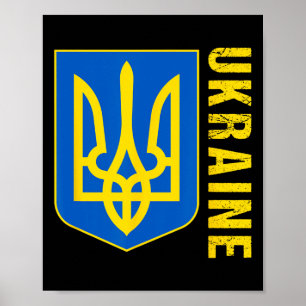 Oekraïne Geschenk Vlag Oekraïne Kiev Oekraïens Oek Poster