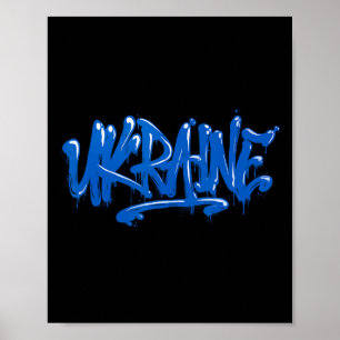 Oekraïne Geschenk Vlag Ukraini Kiev Oekraïens Ukra Poster