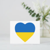Oekraïne Heart Briefkaart (Staand voorkant)