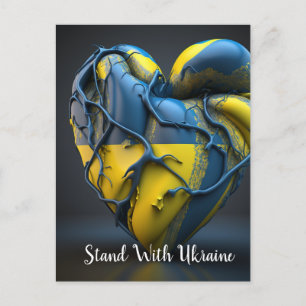 Oekraïne Heart Briefkaart