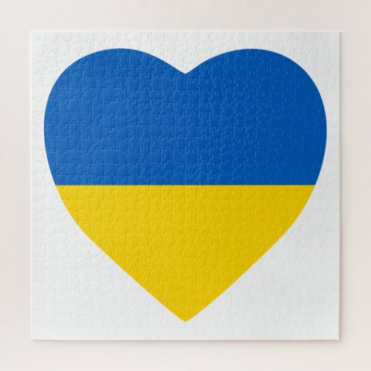 Oekraïne Heart Legpuzzel (Verticaal)